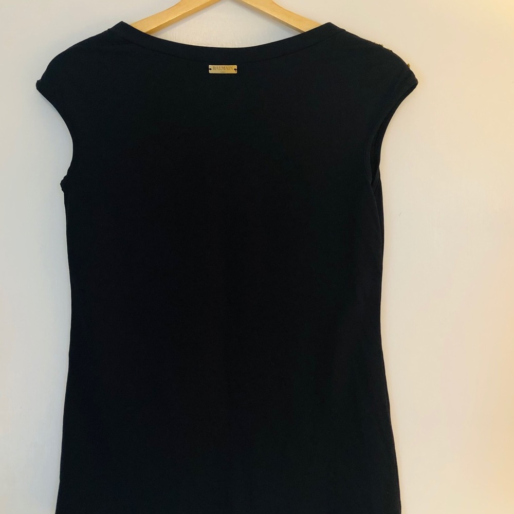 Balmain Jeweled Shoulder Top - Picture 6 of 11